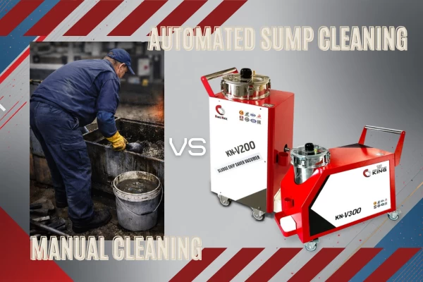 sump cleaner and manual cleaning