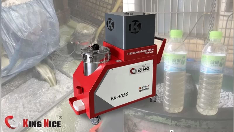 KingNice KN-4050 Filtration Separation & Chip Extraction System – Removes fine sediment in manufacturing, improving coolant purity.
