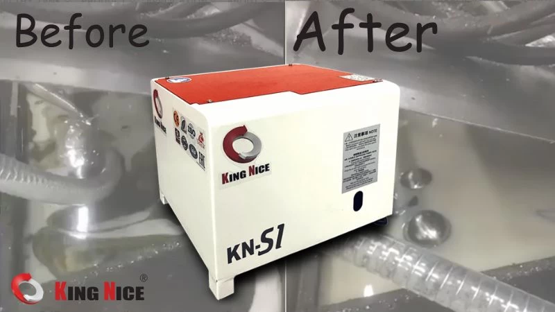 KingNice KN-S1 Cutting Fluid System – Compact oil filtration solution for 5-axis machines.
