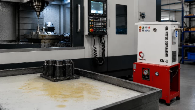 oil water separator cnc coolant tramp oil
